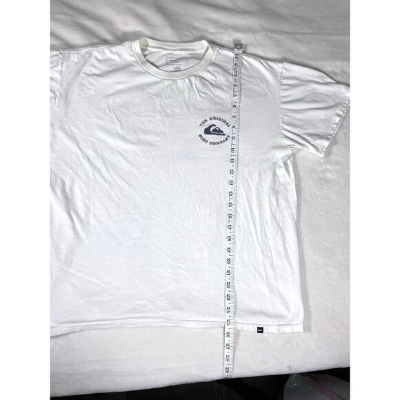 Quiksilver Surf Company Tee White Large Surf Shirt - Picture 4 of 7